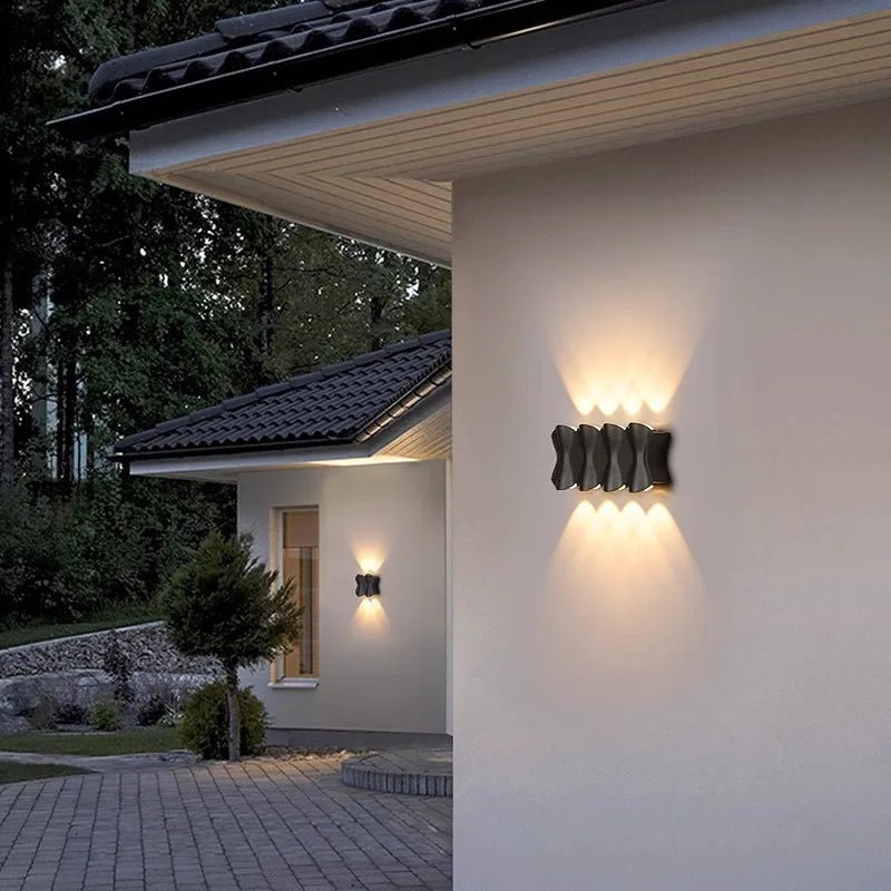 Afralia™ Nordic Wall Lamp for Staircase Bedroom Living Room Outdoor Waterproof Courtyard