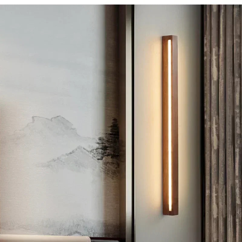 Afralia™ LED Long Strip Wall Lamp: Modern Minimalist Indoor Lighting Fixture