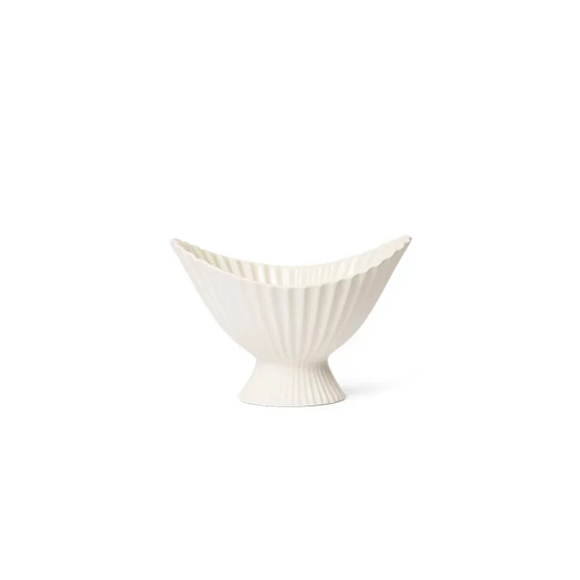 Afralia™ Ceramic Fruit Basket: White Tray Table Decoration for Stylish Living Room