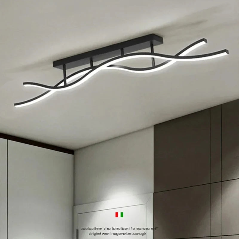 Afralia™ Modern LED Ceiling Lamp | Contemporary Illumination for Living and Dining Spaces