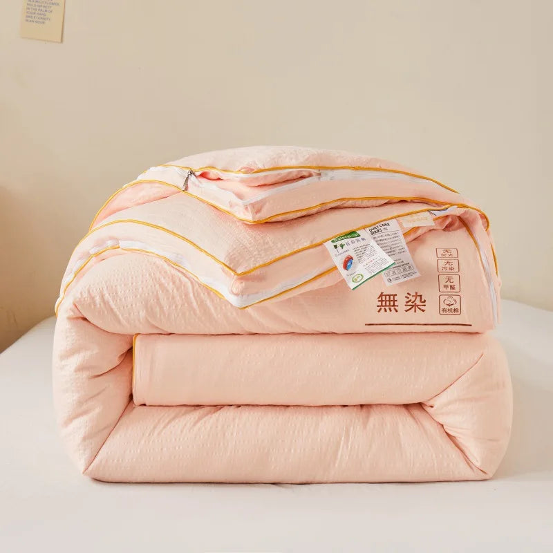 Afralia™ Cozy Soy Fiber Quilt: Soft, Warm, and Skin-friendly Bedding Solution