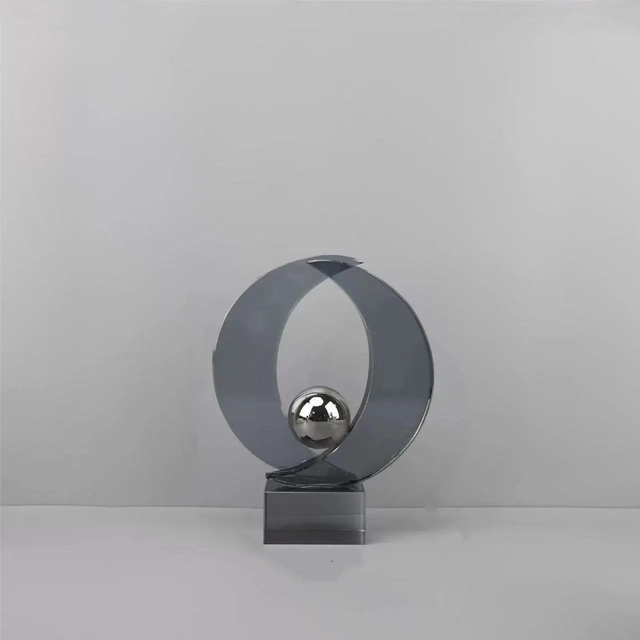 Afralia™ Geometric Crystal Sculpture Home Decor Figurine