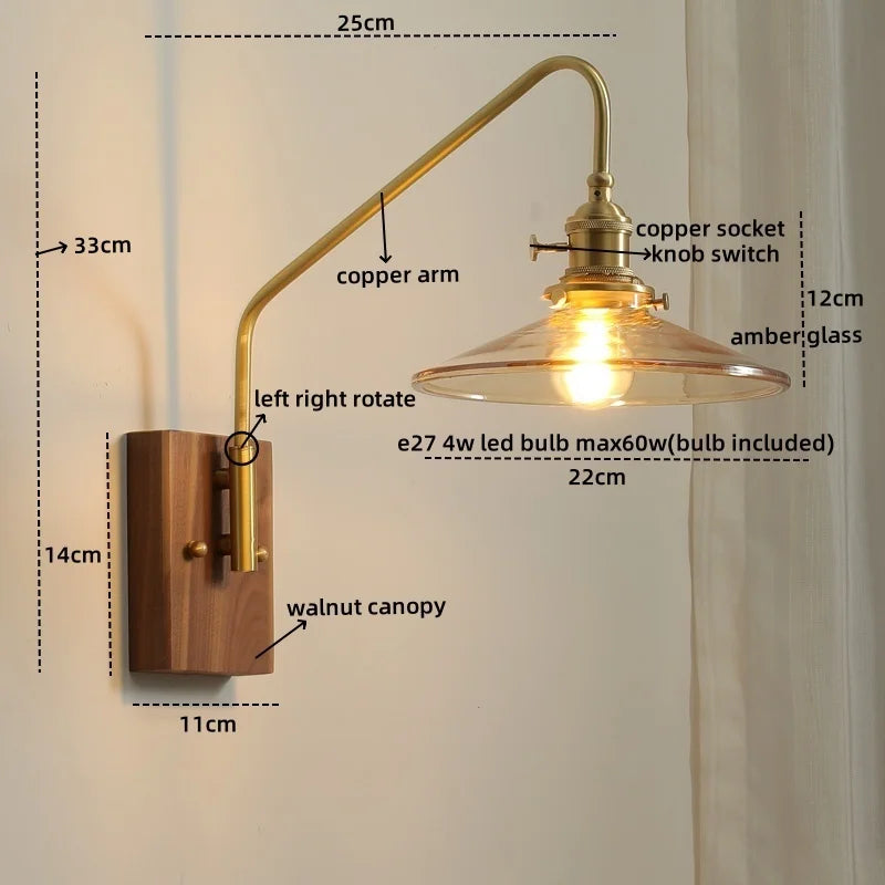 Afralia™ Copper Ceramic LED Wall Lamps Modern Style for Bedroom Living Room Bar