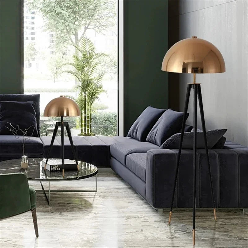 Afralia™ Metal Floor Lamp: Nordic Designer Standing Light for Living Room, Bedroom