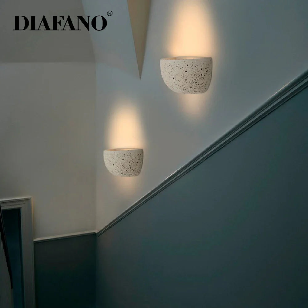 Afralia™ Modern Marble Desk Wall Lamp LED Spotlight Bedroom Sconces