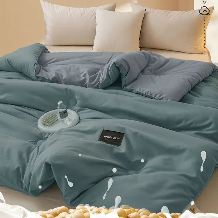 Afralia™ Soya Fibre Filled Quilted Comforter Blanket Core