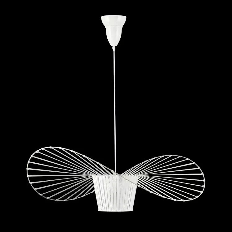 Afralia™ Vertigo Straw Hat Pendant Lamp French Fabric Elegant Designer Lighting