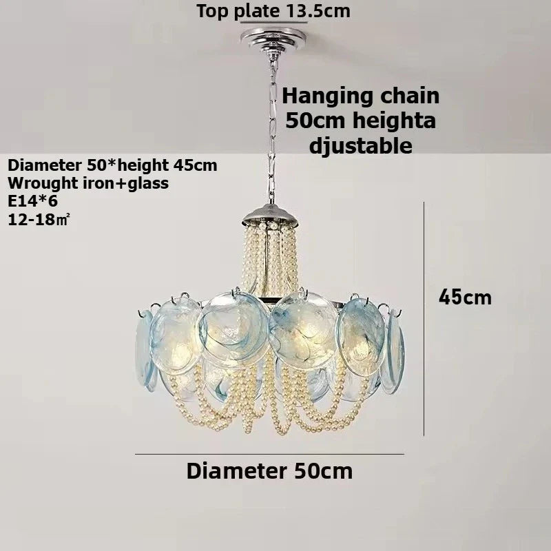 Afralia™ Pearl Chandelier: Modern Flower Shape Ceiling Light for Luxury Living & Dining Room Décor