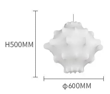 Afralia™ Viscontea Silk Pendant Light for Kitchen Island Living Room Dining Table