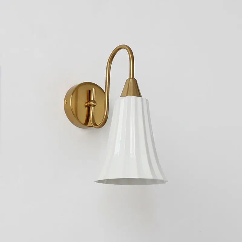 Afralia™ Nordic Ceramic Wall Lamp for Bedroom, Postmodern Style, French Design