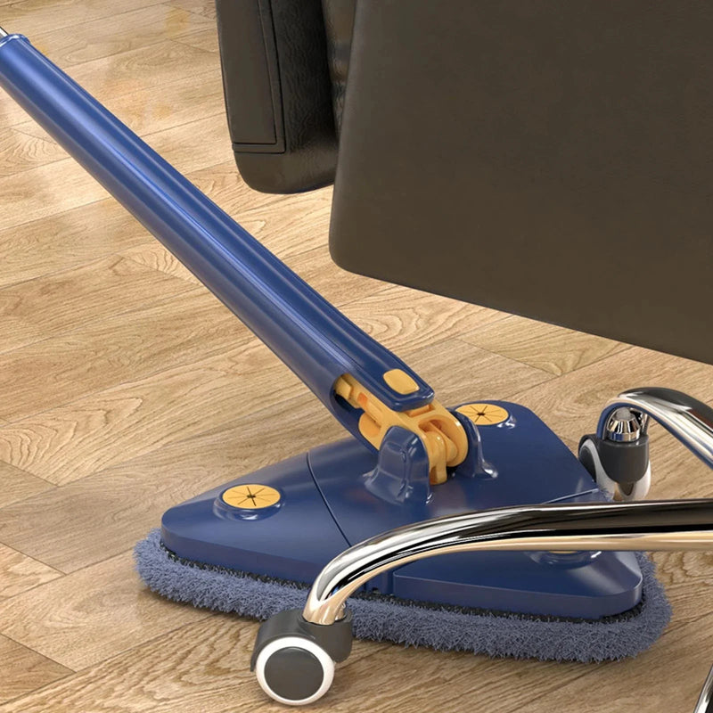 Afralia™ 360 Rotating Telescopic Triangle Floor Mop & Window Squeegee