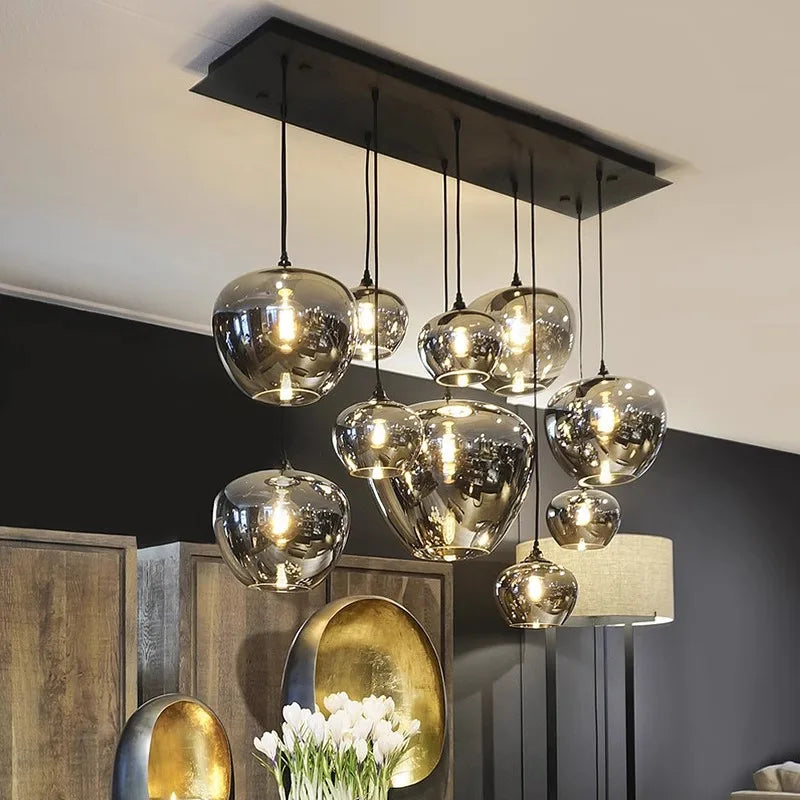 Afralia™ Modern LED Pendant Light for Living Room and Dining Room Chandeliers