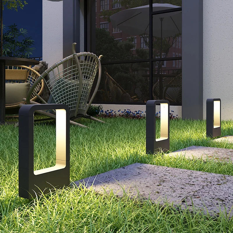 Afralia™ 10W LED Garden Light IP65 Waterproof Modern Aluminum Lawn Lamp