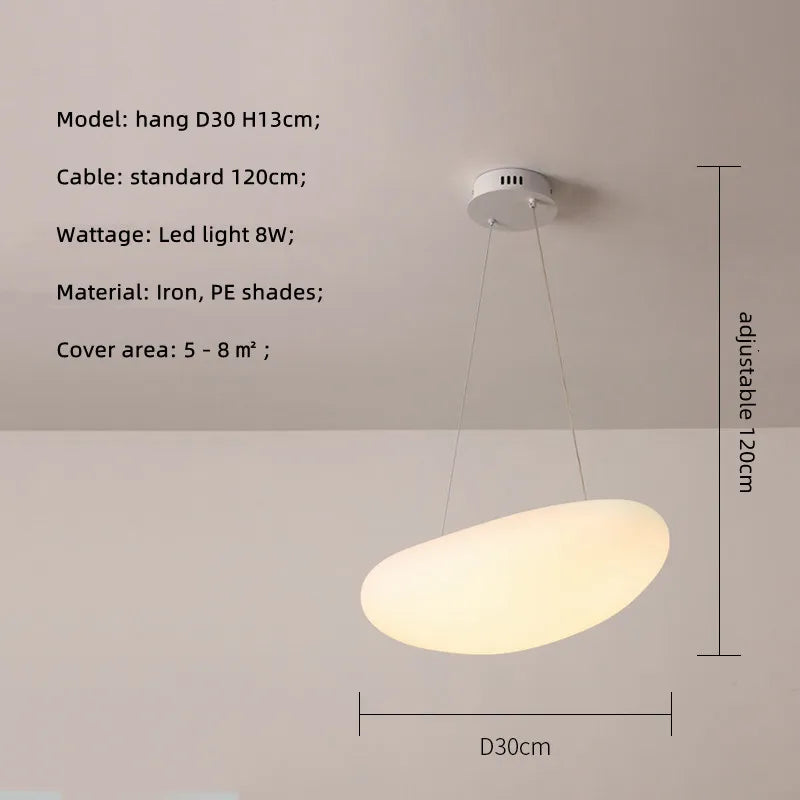 Afralia™ LED Cobblestone Chandelier with Smart Dimmable Lights - Modern Indoor Lighting Fixtures