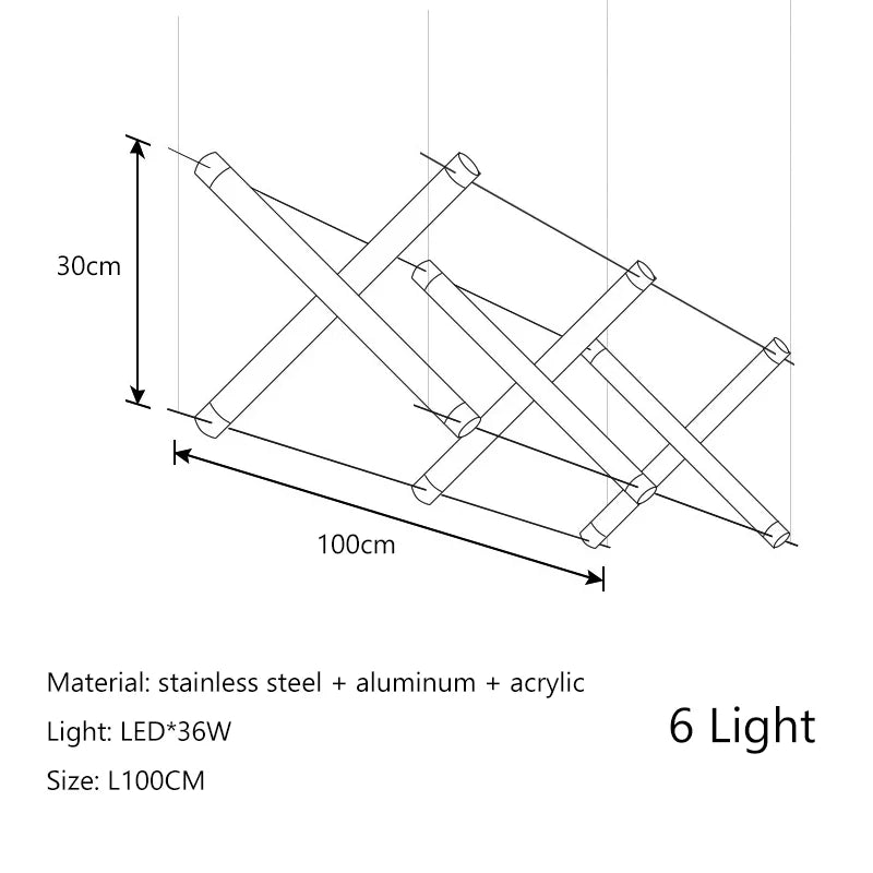 Afralia™ Nordic Black Gold Chandelier for Dining Room and Kitchen