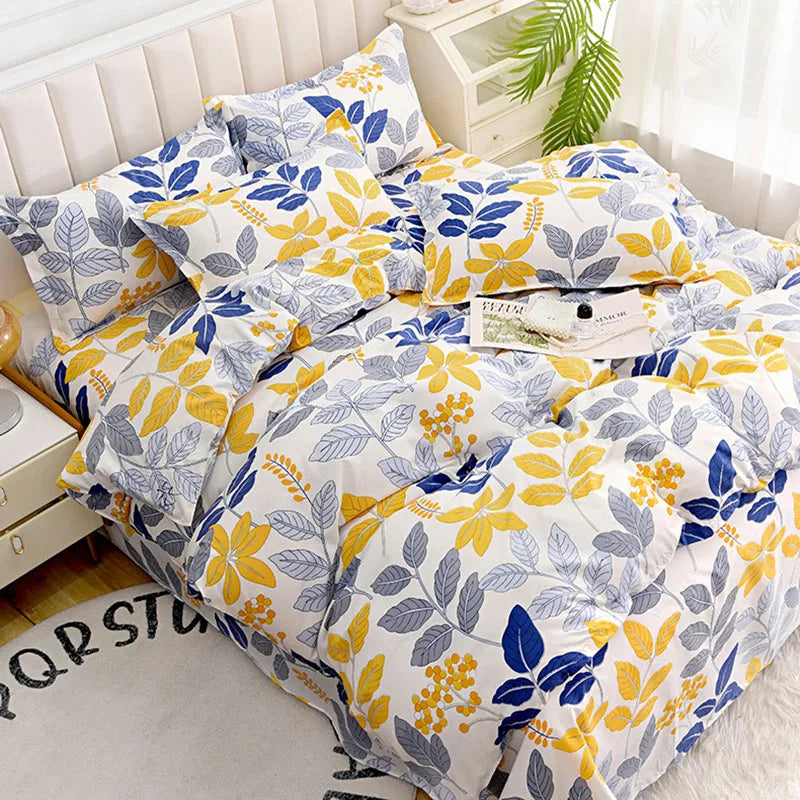 Afralia™ Leopard Print Soft Bedding Set Duvet Cover Kit - High Quality, Skin Friendly, Comfortable