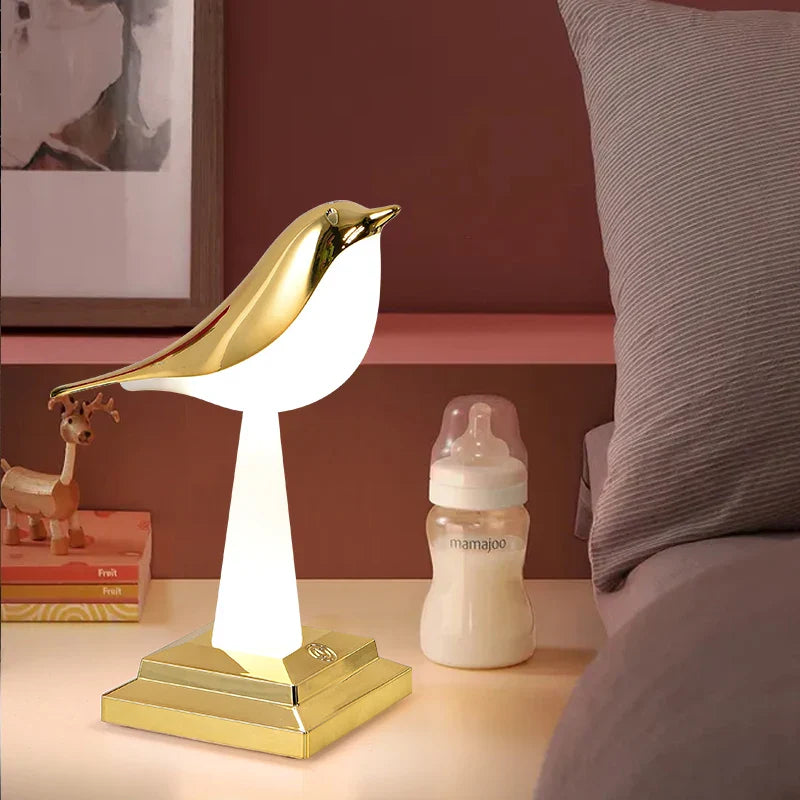 Afralia™ Bird Table Lamp Desk Light Touch Aromatherapy Night Light