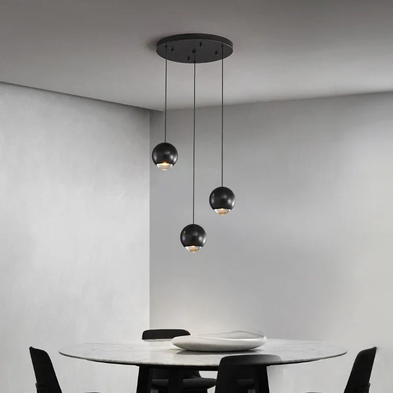 Afralia™ Modern Kitchen Chandelier Ball Long Line Bedside Lamp for Home & Commercial Spaces