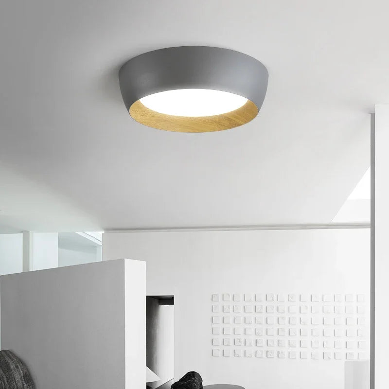 Afralia™ Nordic LED Ceiling Lamp for Living Room Bedroom, Surface Mounted Luminaire