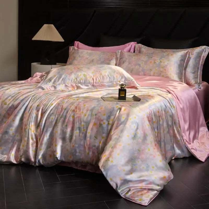Afralia™ Mulberry Silk Bedding Sets: American Summer Cool and Comfortable Premium Bedsheet Set