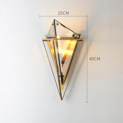 Afralia™ Glass Wall Sconce Light Fixture for Home Living Room Decor