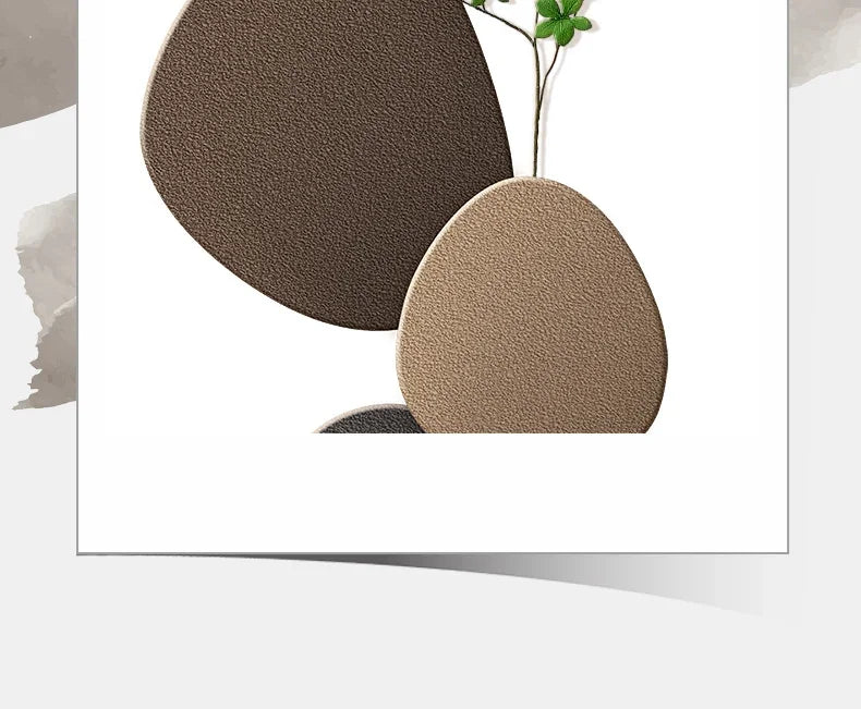 Afralia™ Green Plant Mural Wall Lamp for Modern Living Room Decor