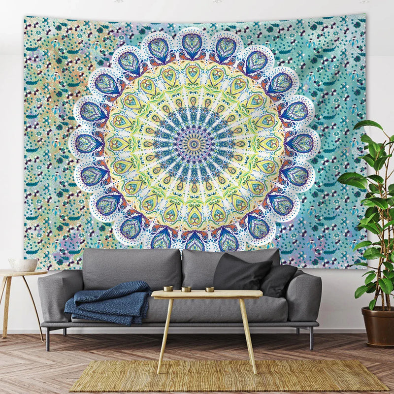 Afralia™ Mandala Boho Tarot Tapestry - Psychedelic Room Wall Decor