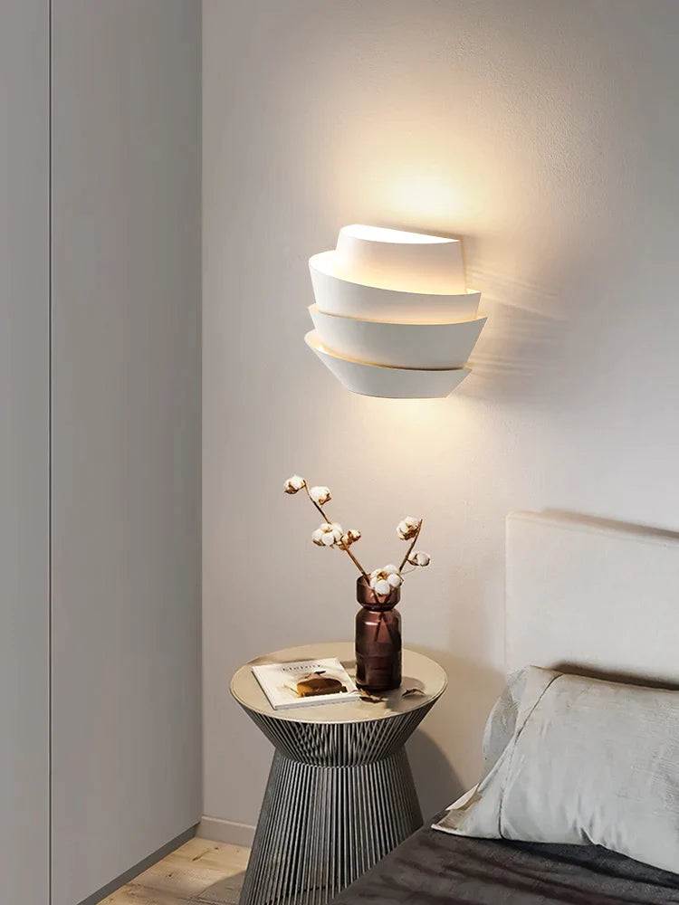 Afralia™ Pine Cone Wall Lamp Modern Minimalist Bedroom Decorative Light