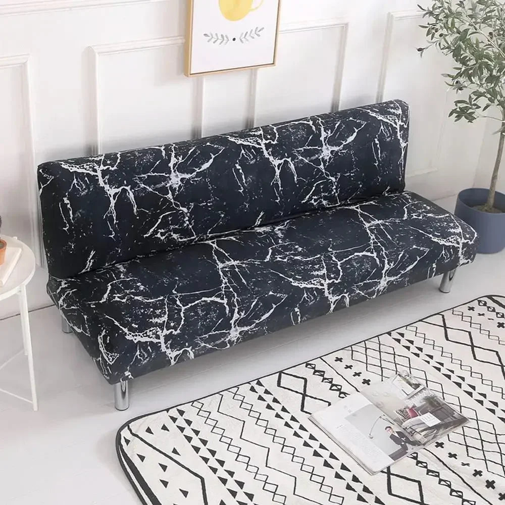 Afralia™ Print Futon Sofa Cover Slipcover for Couch Case