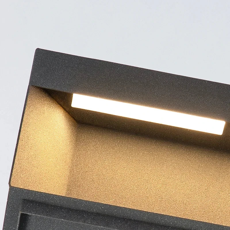 Afralia™ LED Pillar Top Courtyard Light - Waterproof Outdoor Street Fence Cap Post Light