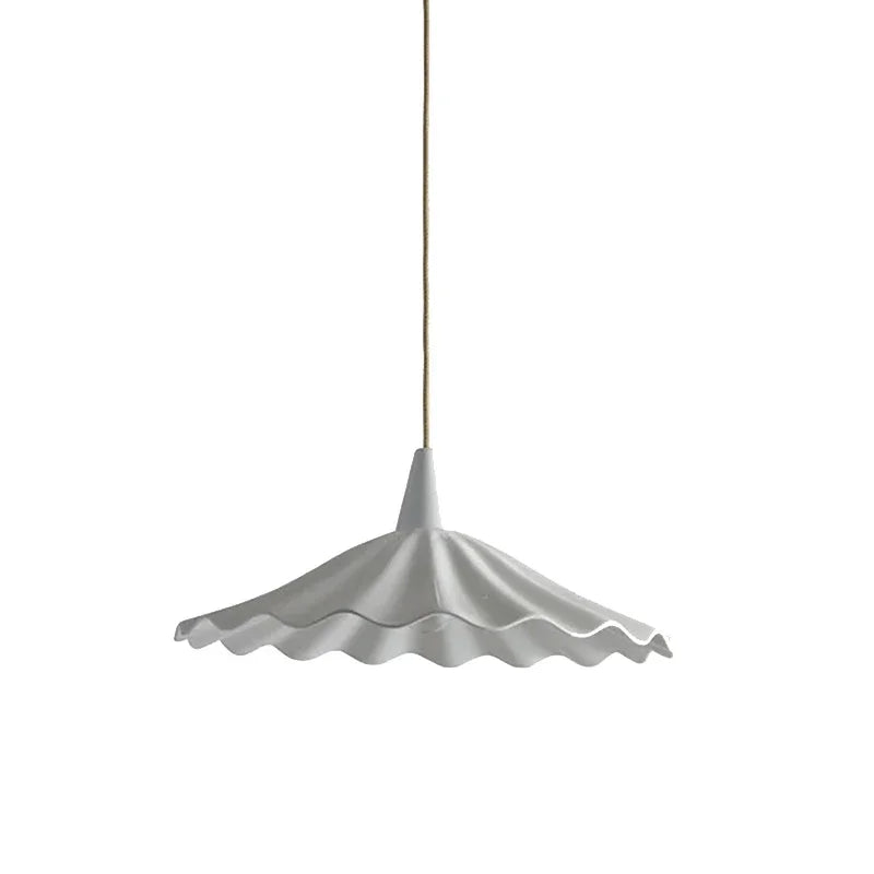 Afralia™ White Ceramic LED Pendant Lamps: Modern Hanging Lamp for Home Decor