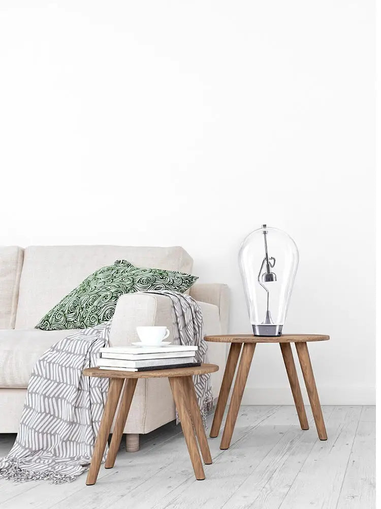 Afralia™ Glass Desk Lamp: Vintage Industrial Style Table Light for Bedroom Décor