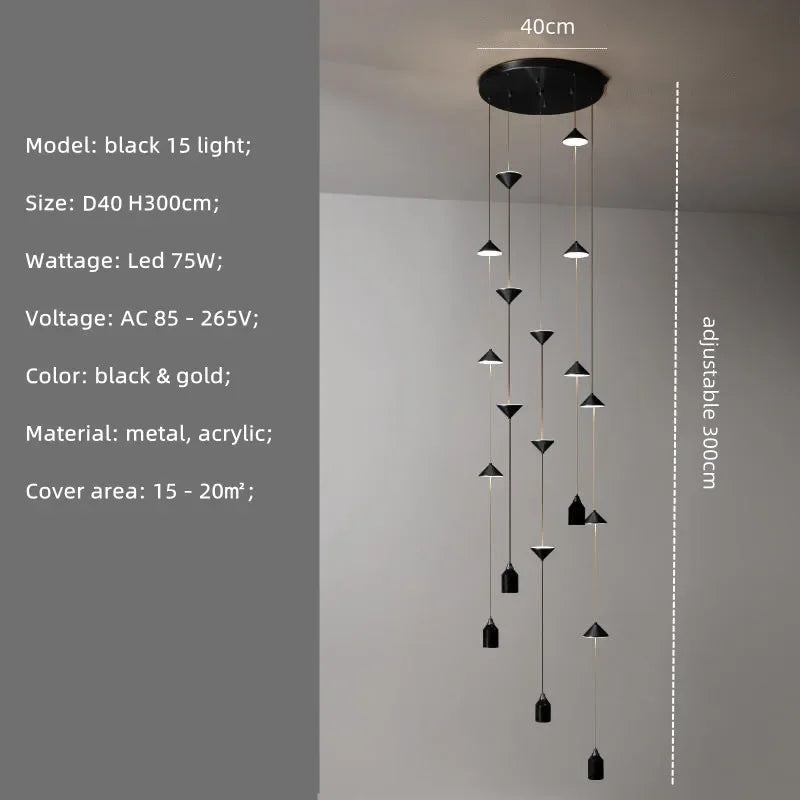 Afralia™ Nordic Marble Floor Lamp Adjustable Metal LED Light