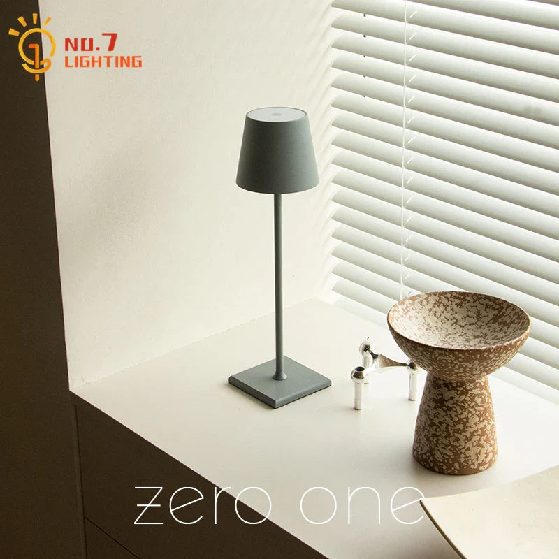 Afralia™ LED Touch Table Lamp for Home, Office, or Hospitality with USB Charging