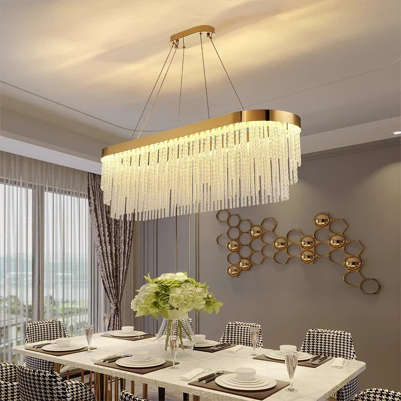 Afralia™ LED Pendant Chandeliers for Modern Living & Dining Room Lighting