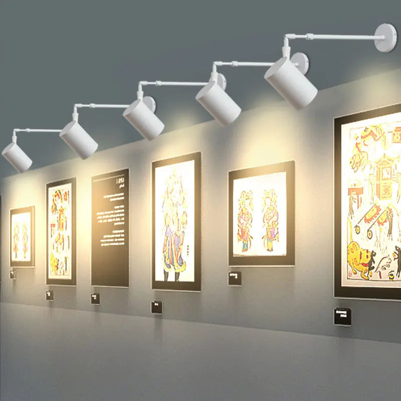 Afralia™ LED Telescopic Wall Lamps: Modern Aluminium Sconces for Painting Picture Gallary