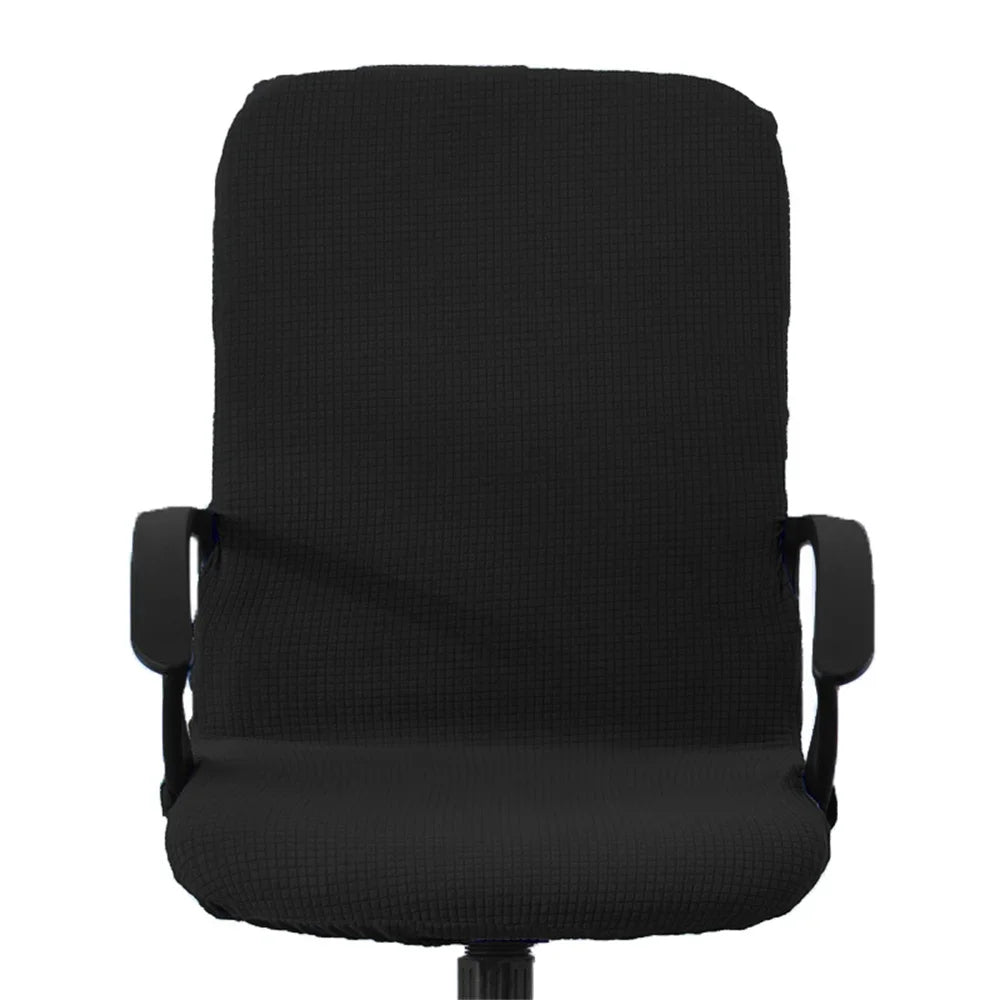 Afralia™ Solid High Armchair Cover Elastic Accent Seat for Home Office