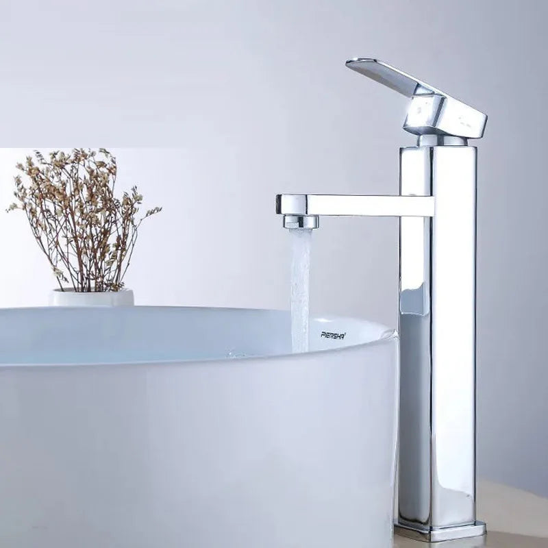 Afralia™ Basin Mixer Bathroom Faucet with Single Handle for Cold and Hot Water