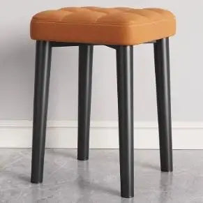 Afralia™ Low Square Stool Bench for Dining Kitchen Portable Table Furniture