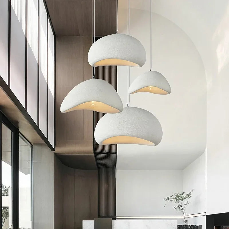 Afralia™ Modern Wabi Sabi Chandelier Pendant Light for Dining Living Bedroom Bar