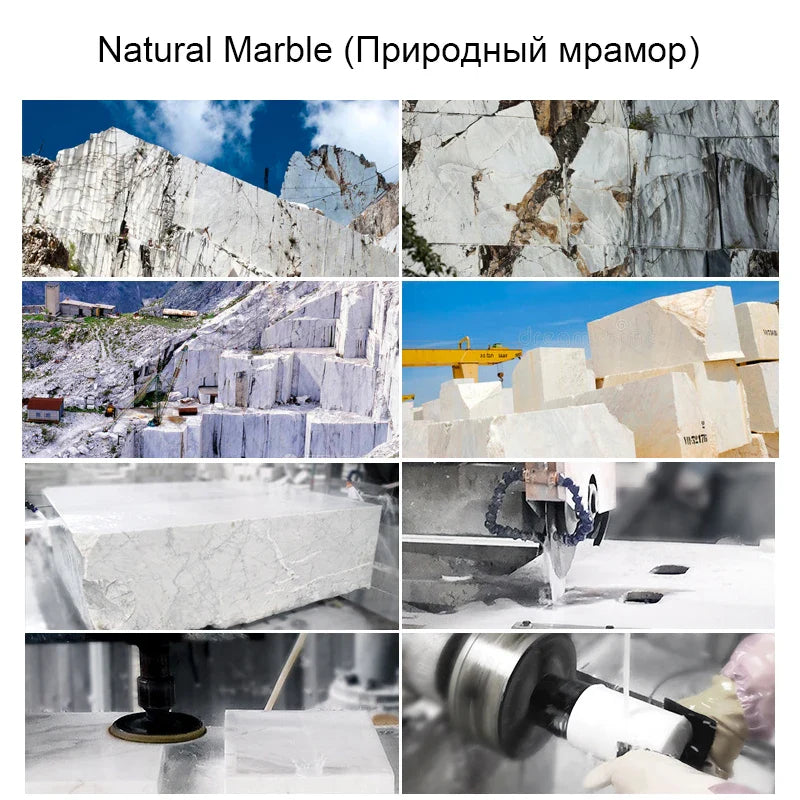 Afralia™ Nero Marquina Marble Bathroom Set - Luxury Bathroom Accessories