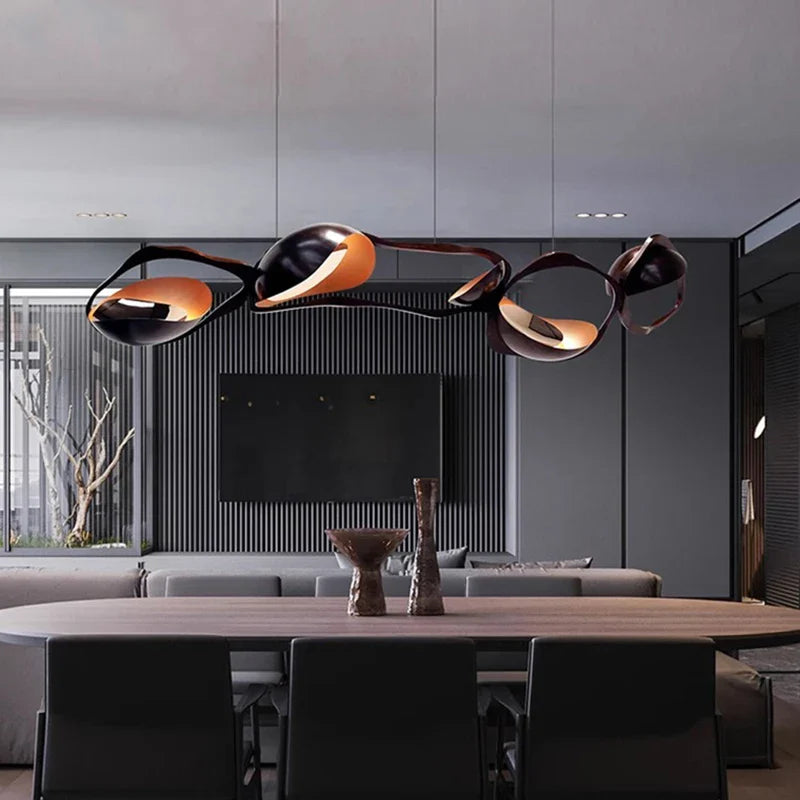 Afralia™ Modern Home Decor Pendant Light Chandeliers for Living Room & Dining Room