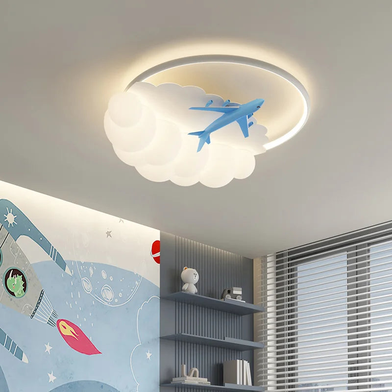 Afralia™ LED Airplane Chandelier Lights for Modern Home Decor & Indoor Lighting