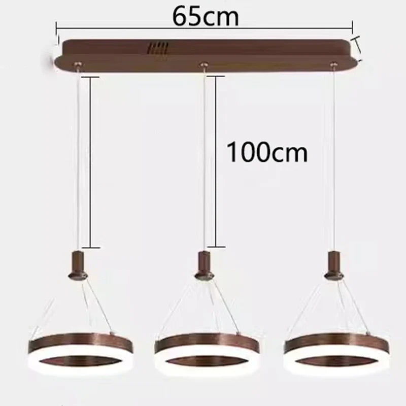 Afralia™ Modern LED Pendant Light for Living Room and Dining Room Chandeliers