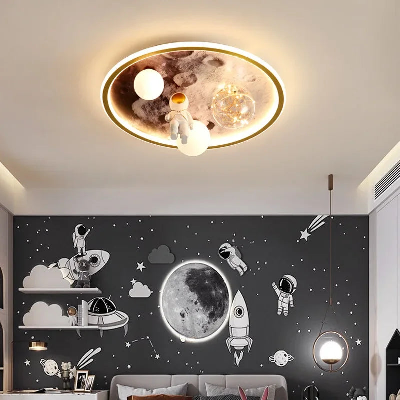 Afralia™ Modern LED Ceiling Lamp Chandelier for Living Dining Room Children's Bedroom Ceiling Light