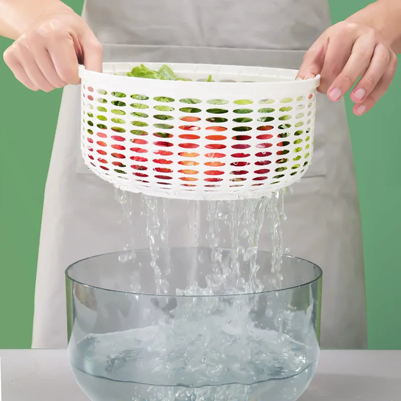 Afralia™ Vegetable Dehydrator: Quick, Electric, 2-in-1 Dryer and Salad Spinner