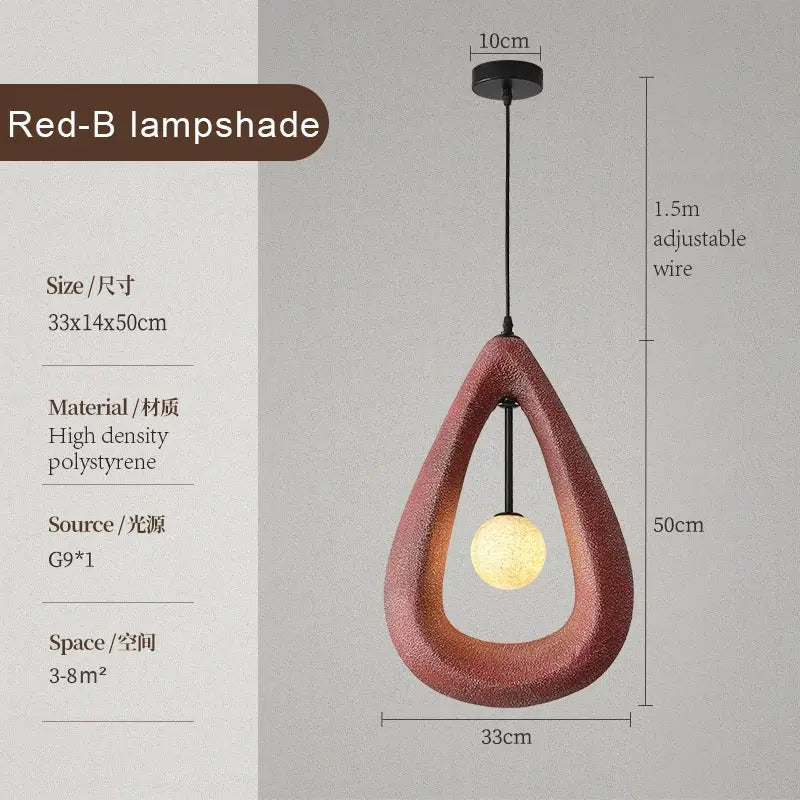 Afralia™ Nordic Design LED Pendant Lights Modern Living Room Chandelier