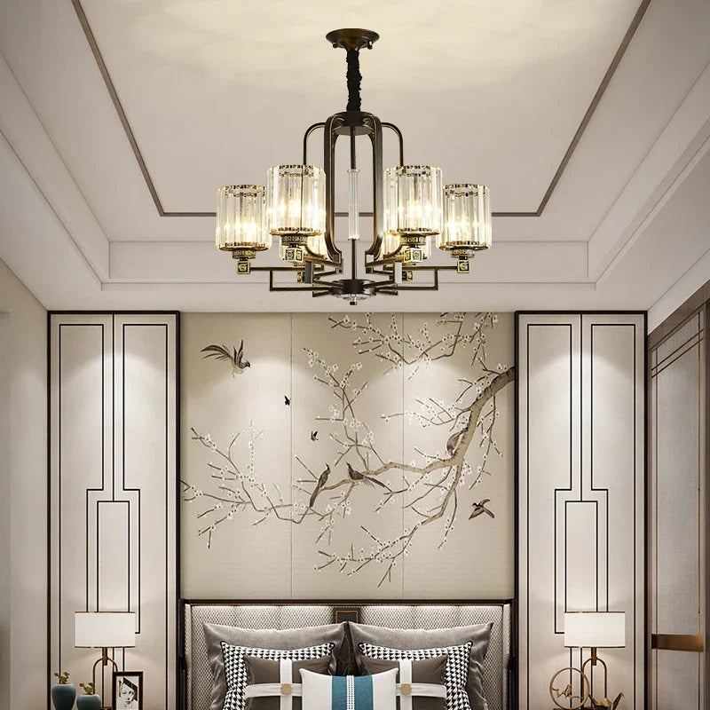 Afralia™ Crystal Luxury Chandelier: Modern & Creative Lighting for Living Room, Bedroom, and Restaurant