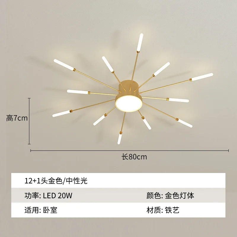 Afralia™ Fireworks Pendant Lamps: Modern LED Chandelier for Living Room, Bedroom, and Home Lighting
