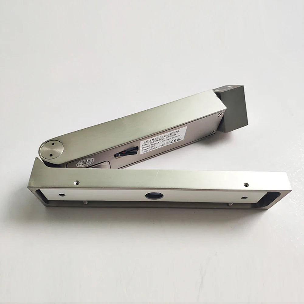 Afralia™ LED Bedside Wall Light 3W Angle Adjustable Sconce for Corridor Bedroom